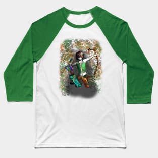 Elf Archer for dnd, magic and fantasy fans Baseball T-Shirt